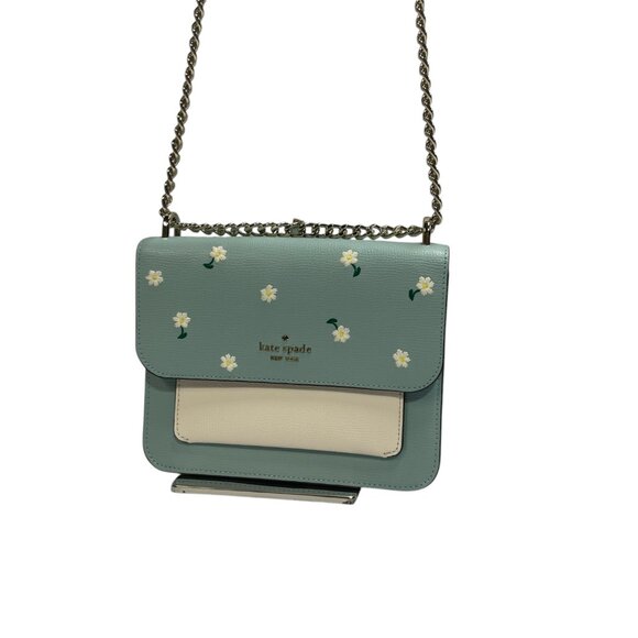 NWOT Kate Spade Purse Remi Daisy Embroidered Chain Crossbody Bag - Picture 7 of 12